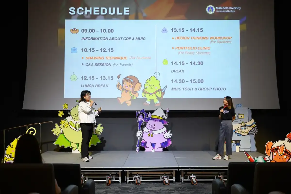 MUIC Organizes “Camp Dek Art” for Aspiring Design Students