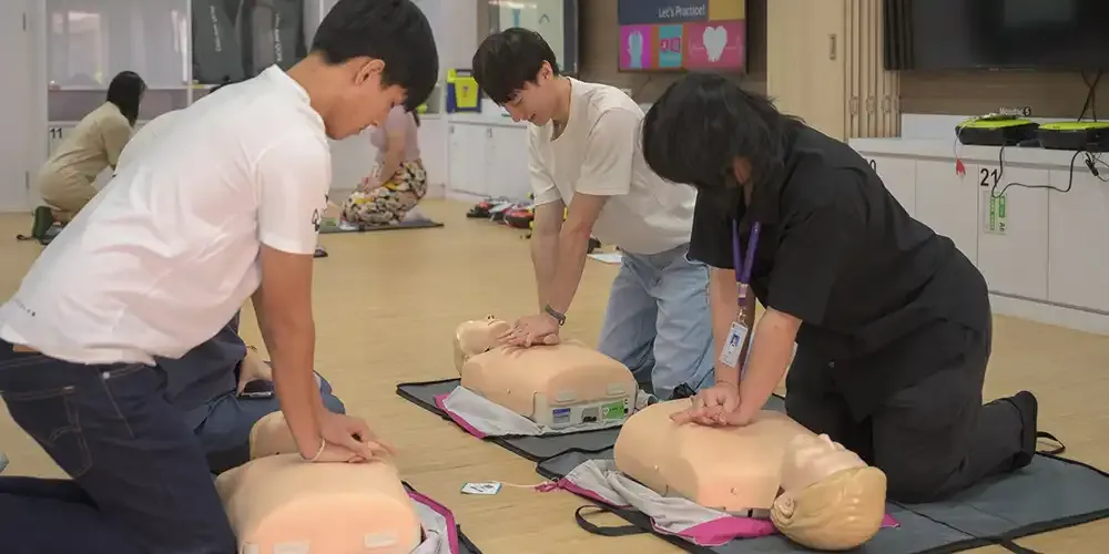 First Aid & BLS (CPR) Training for MUIC Students