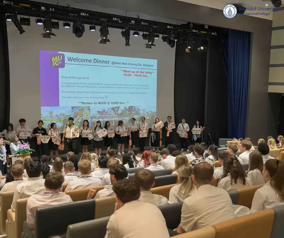 MUIC Holds Orientation for 181 Exchange and Visiting Students
