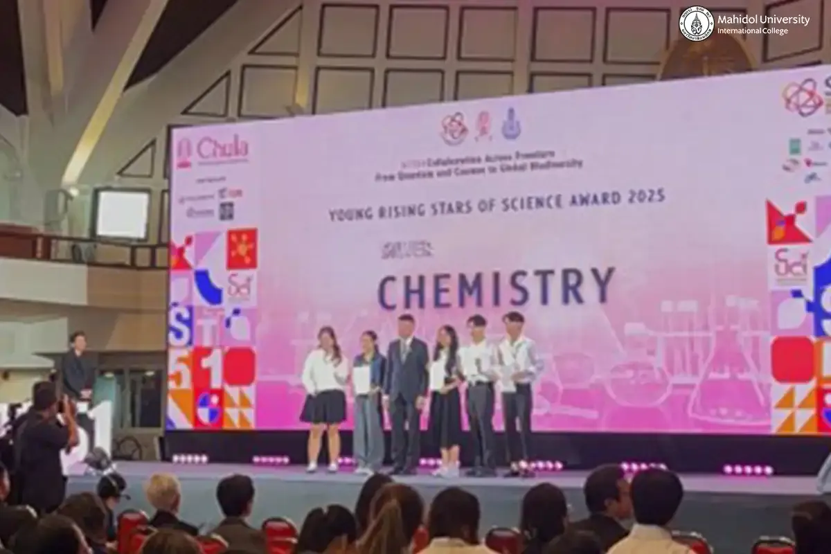 3 MUIC Students Win Top Honors at Young Rising Star of Science Awards 2025