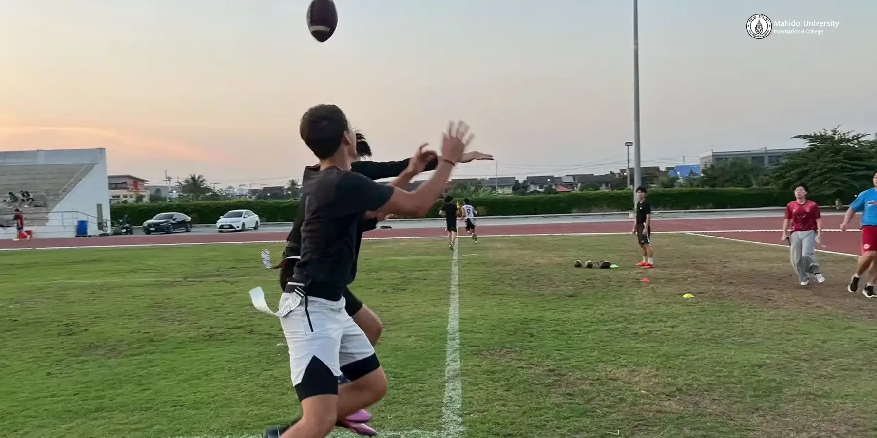 American Flag Football Club Sharpens Skills at Weekly Coaching