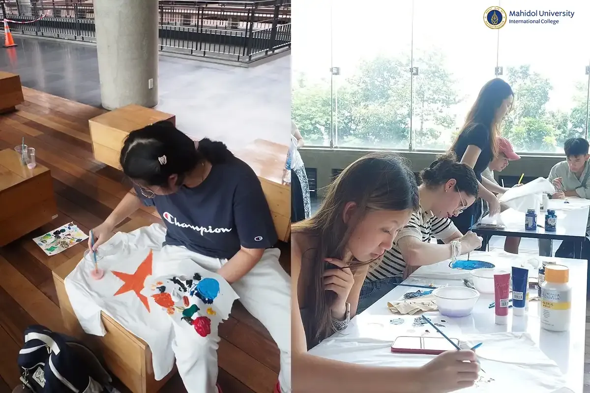 Art Club Organizes T-Shirt Painting Workshop