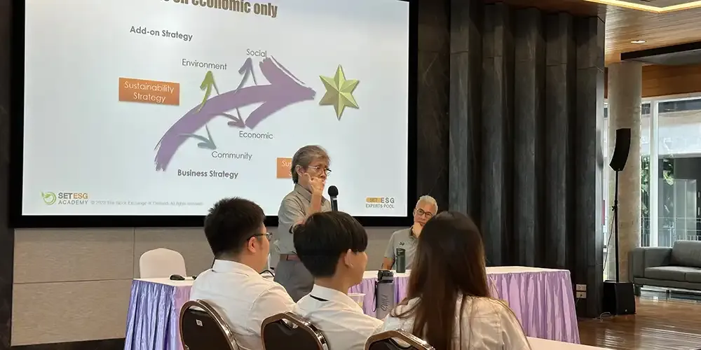 BBA Program Holds Talk in Collaboration with SET ESG Expert Pool