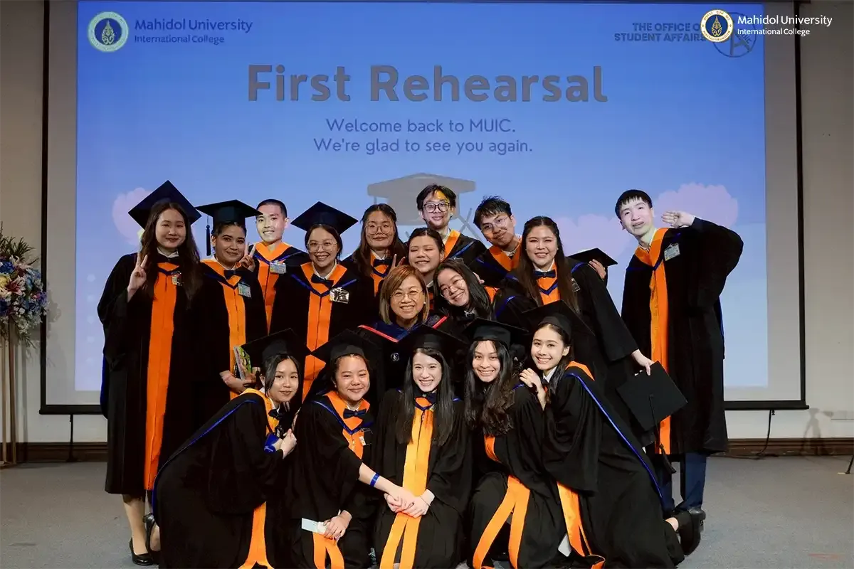 MUIC: The 1st Graduation Ceremony Rehearsals 