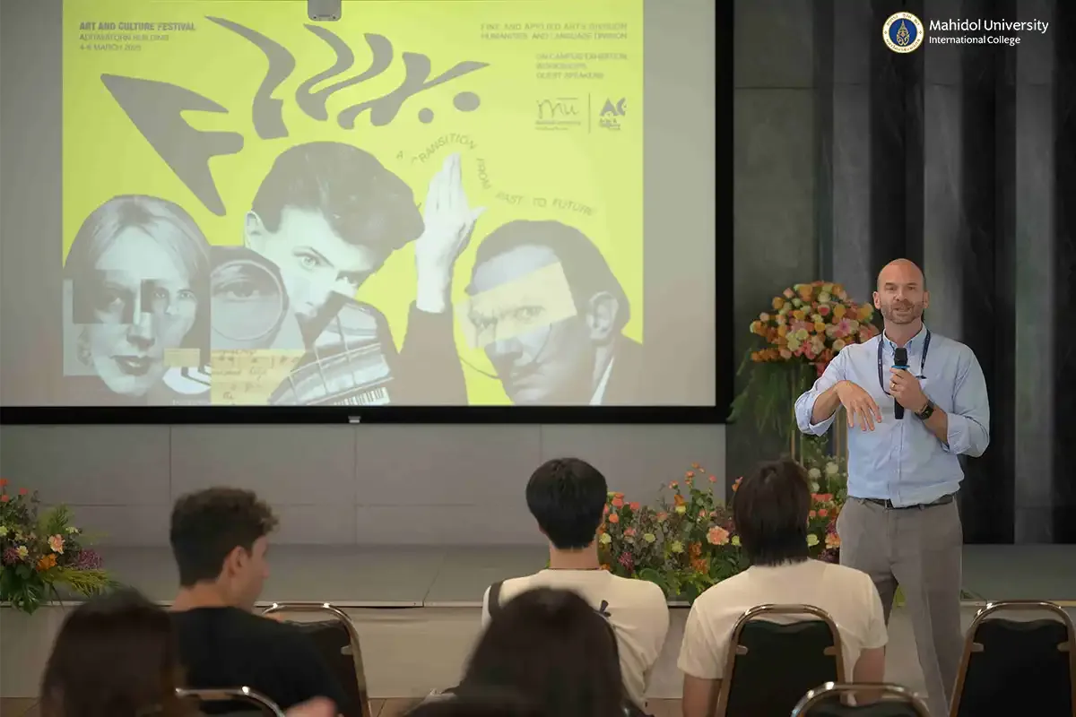 ภาควิชา HLD ร่วมกับภาควิชา FAA วิทยาลัยนานาชาติ จัดเทศกาลศิลปะและวัฒนธรรมประจำปี 2568￼