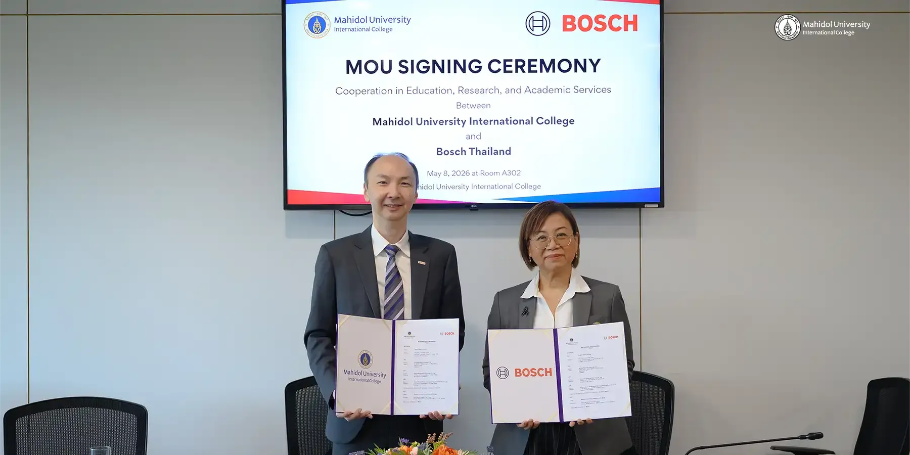 MUIC, Bosch Sign Landmark Deal to Merge Academic Excellence with Industry Leadership
