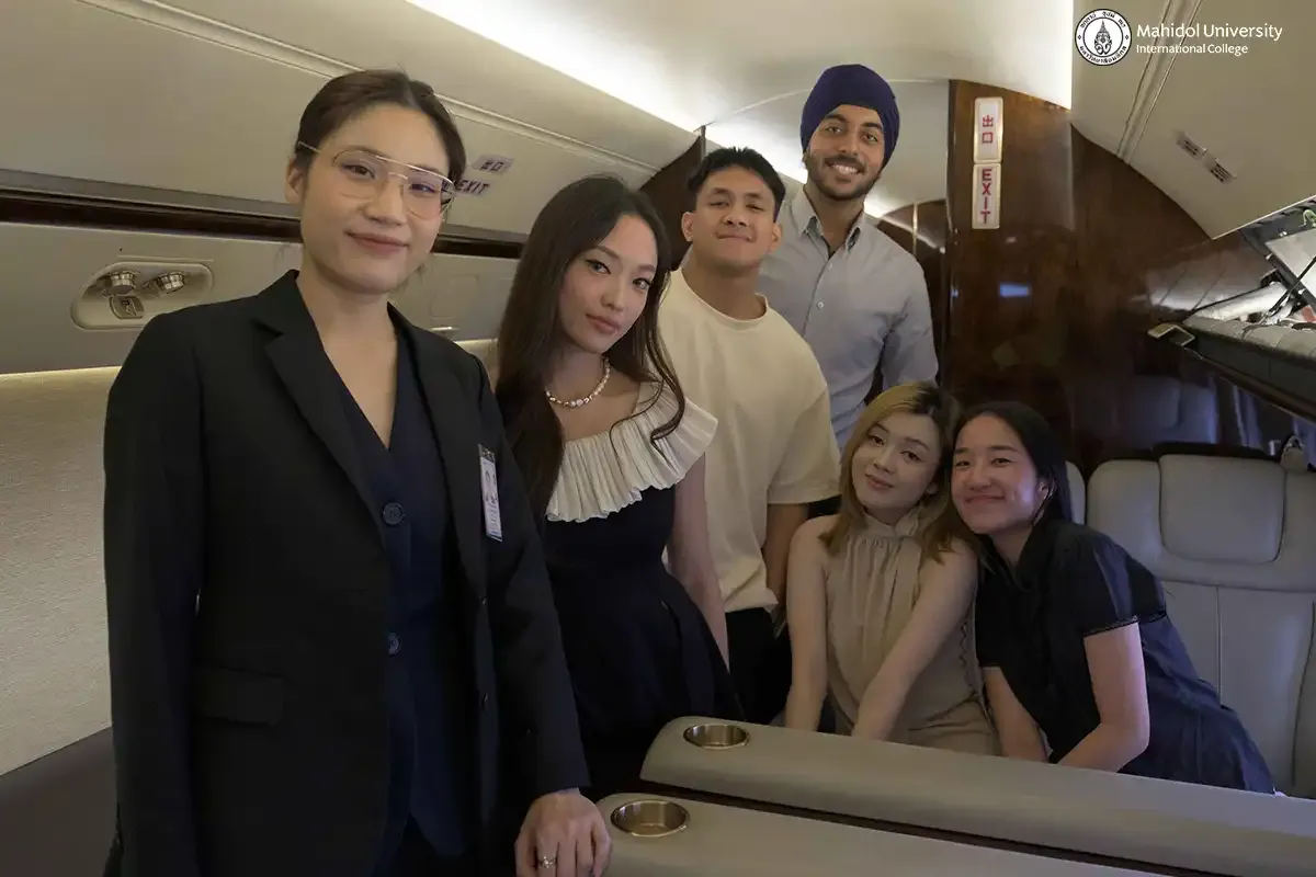 MUIC MM Students’ Exclusive Educational Visit to MJets￼