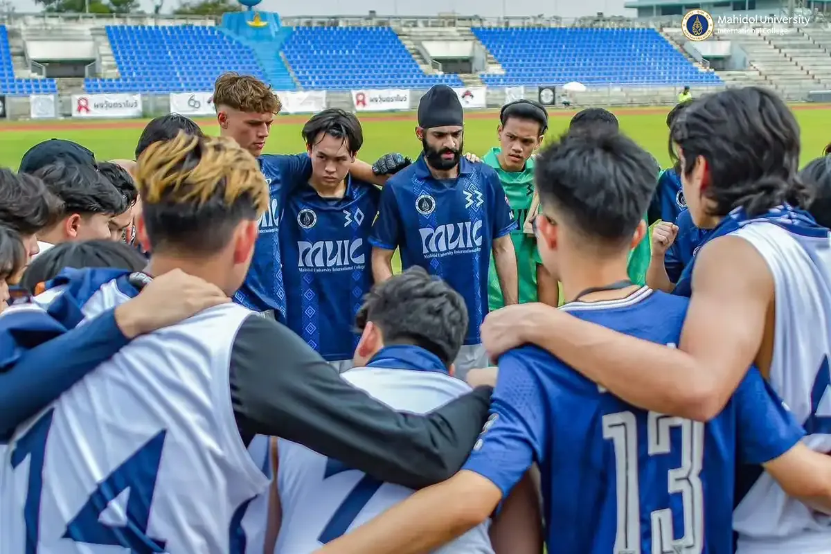 MUIC Soccer Club Mans MU Team in Football International University Cup 2025