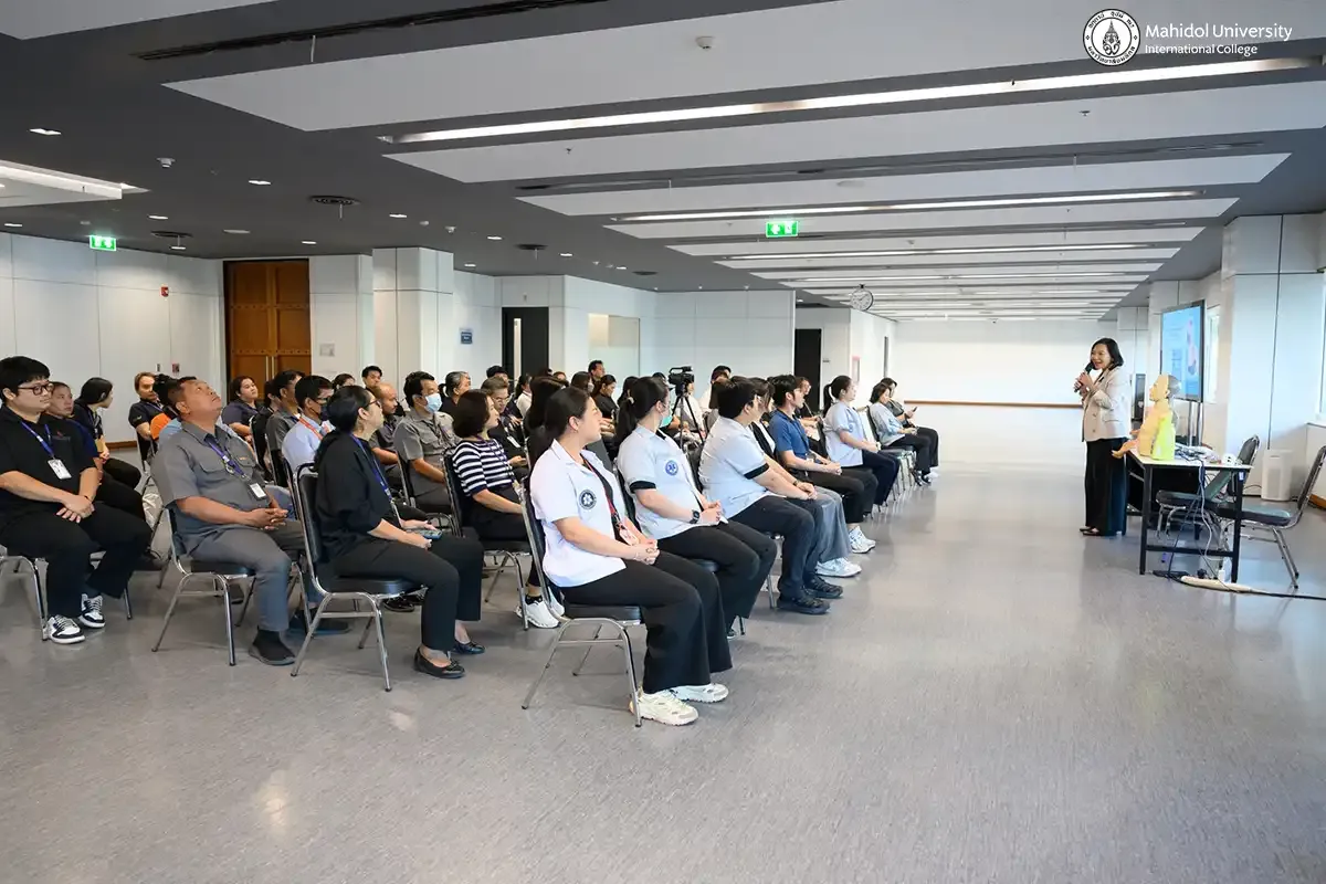 MUIC Staff Undergo First Aid & BLS Training