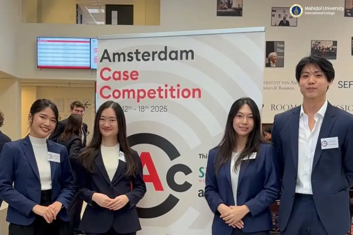 MUIC Wins 2nd Place at Amsterdam Case Competition 2025