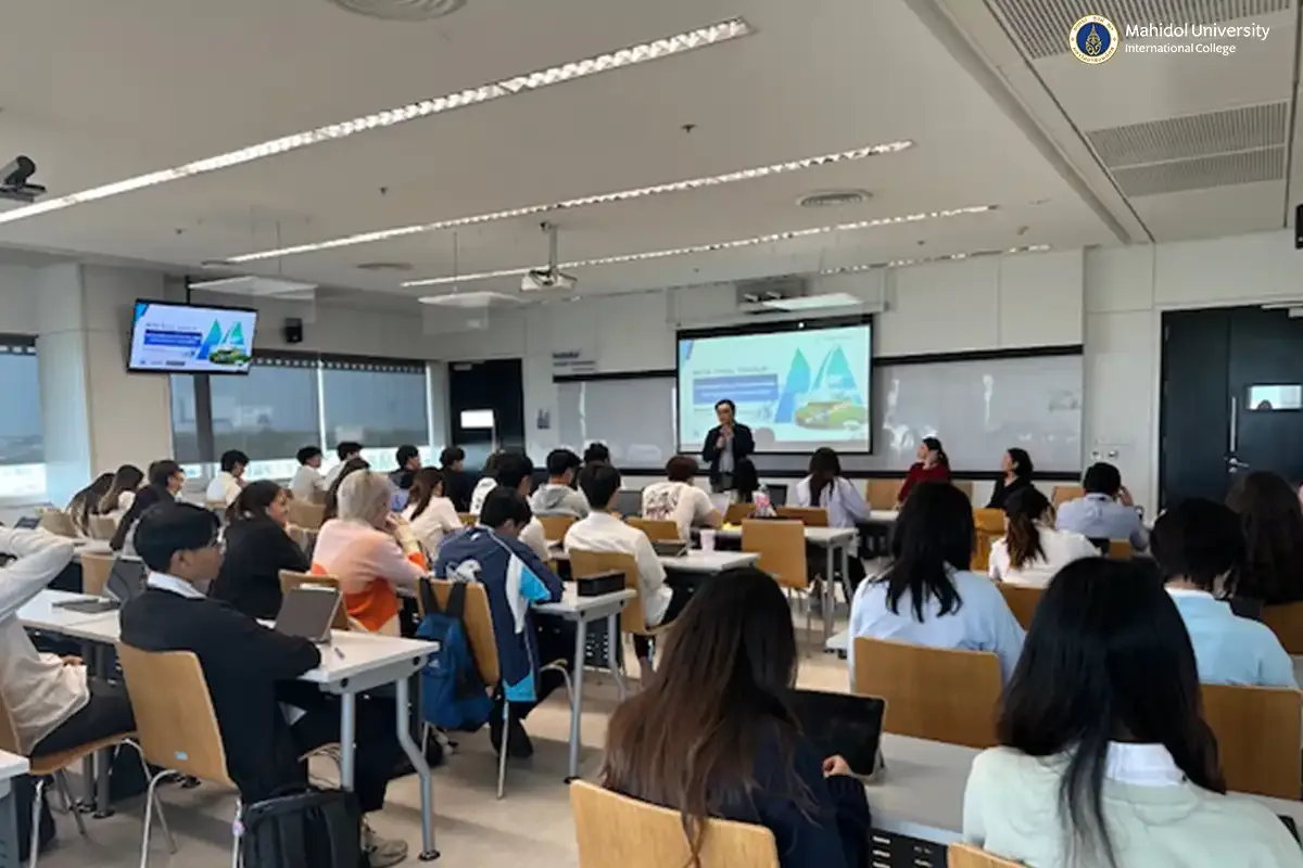 MUIC’s BBA Program Hosts Special Lecture on Sustainability as Key to Business Success