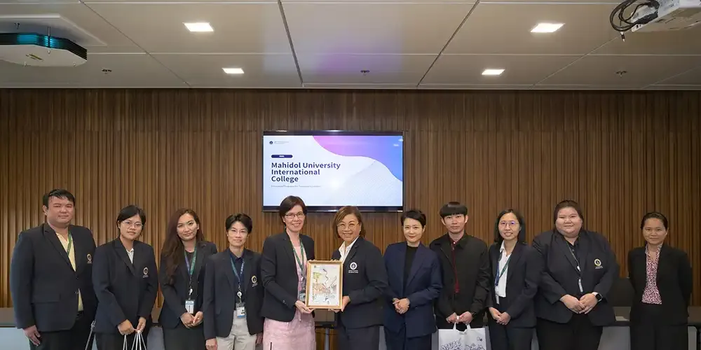 Sirindhorn School of Prosthetics and Orthotics (SSPO) visit MUIC