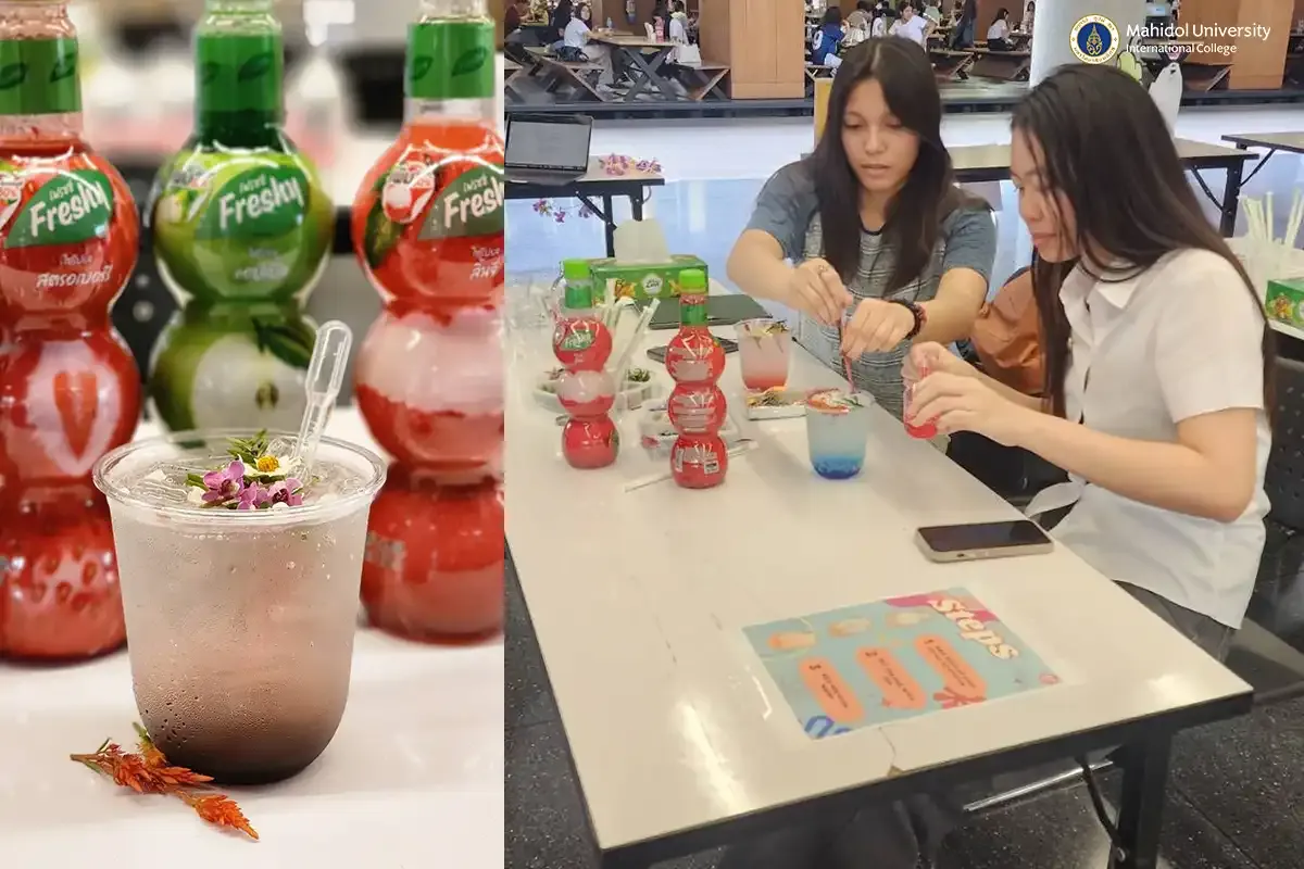 THM Club Teaches Students How to Make Their Own Mocktail