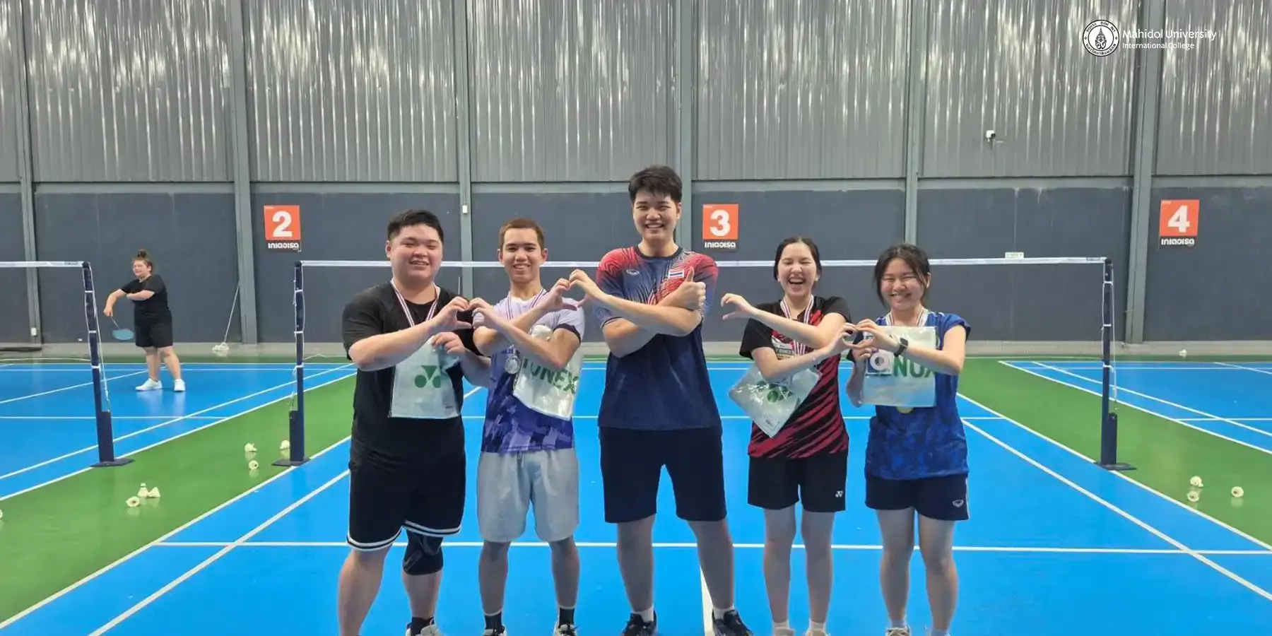  Freshmen Shine as MUIC Badminton Tournament Crowns New Champions