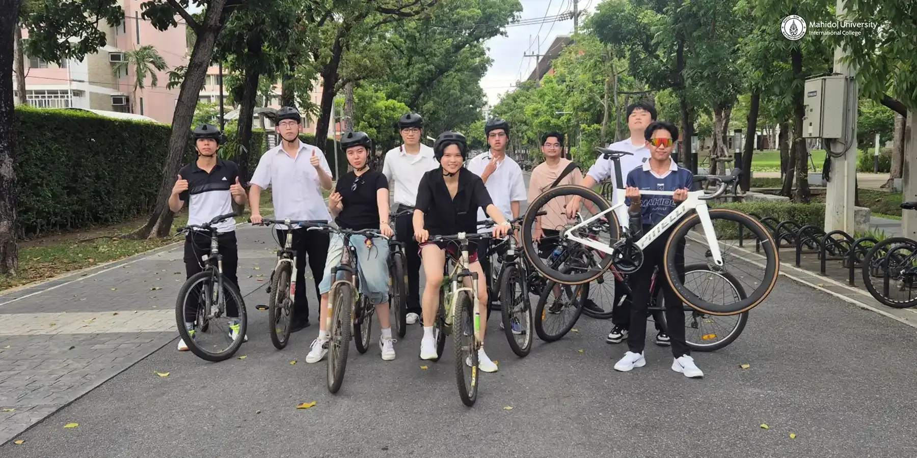 MUIC Cyclists Explore Salaya Campus and Beyond
