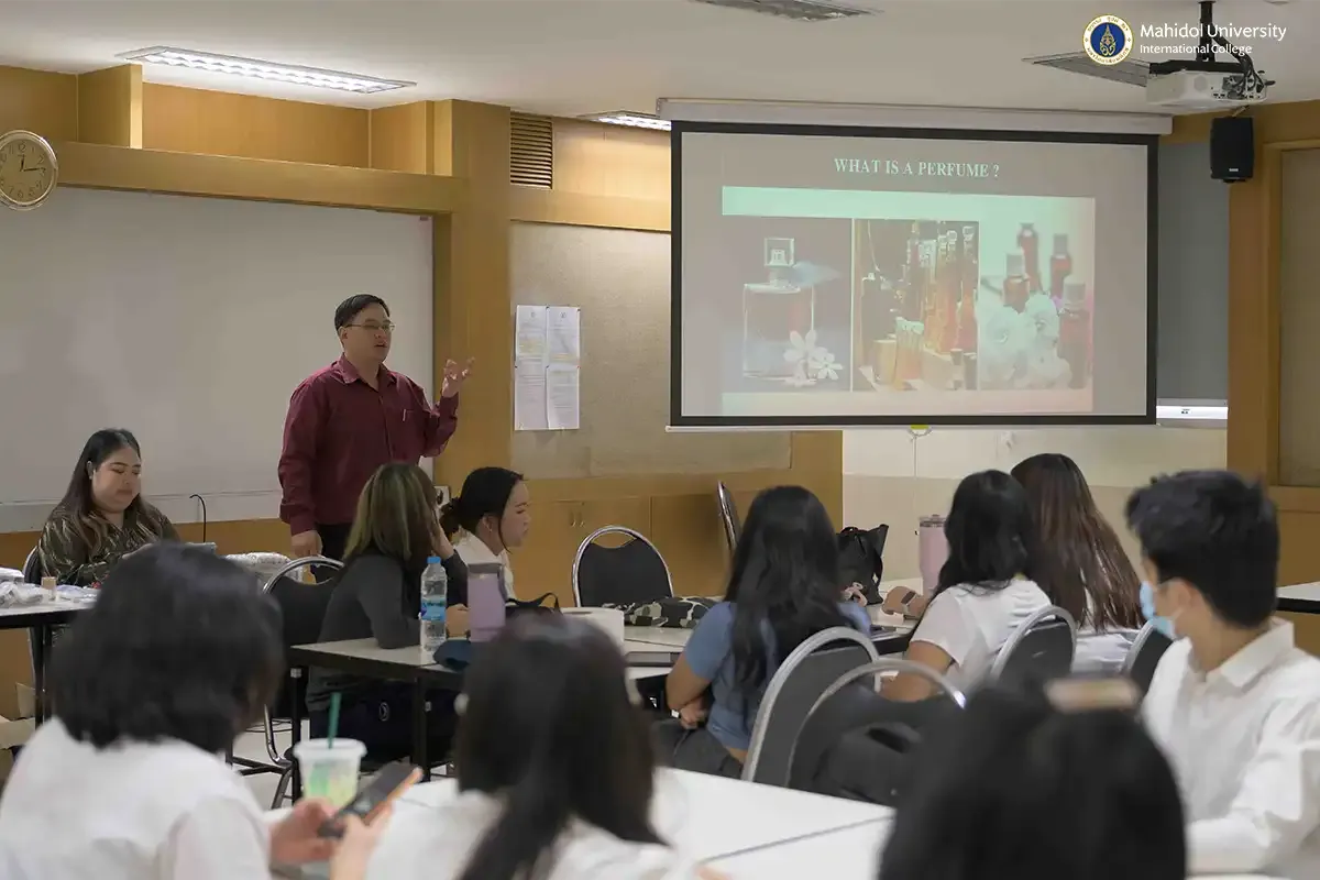 Chemistry Seminar in MUIC Explores the Science and Art of Perfumery