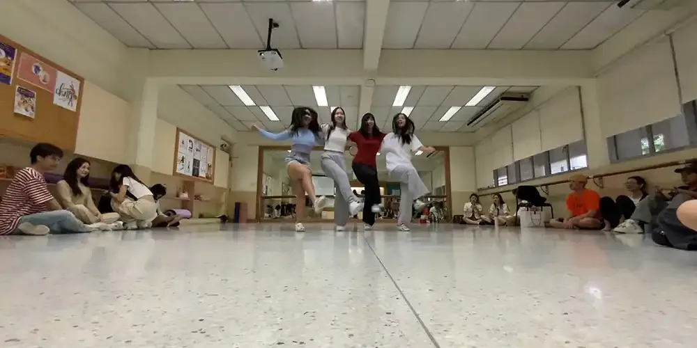 Dance Club’s Rehearsals for Open Days Performances