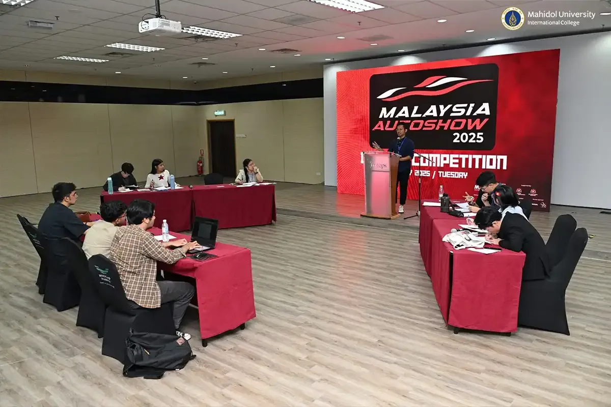 MUIC Debate Club Battles Teams from Southeast Asia at Malaysia Autoshow Debate