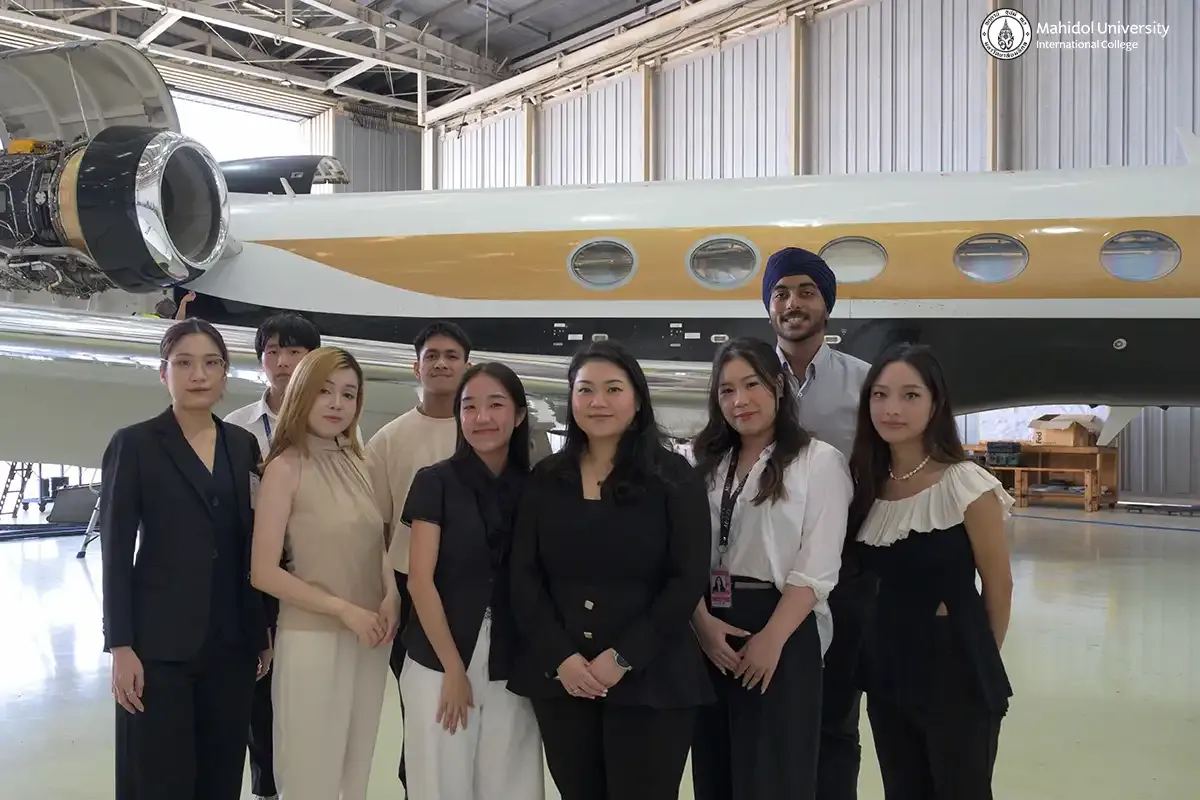 MUIC MM Students’ Exclusive Educational Visit to MJets￼