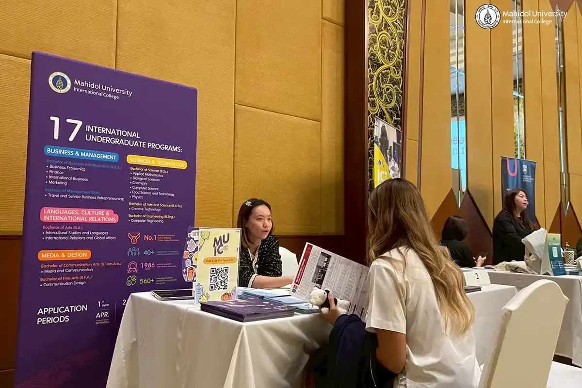 MUIC Participates in 3 Major University Fairs in Chiang Mai￼