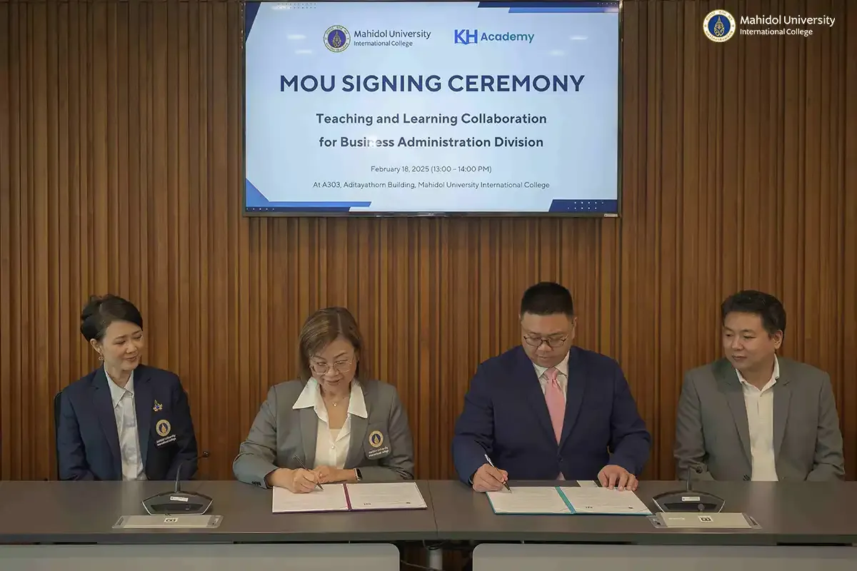 MUIC Signs MOU with KH Academy