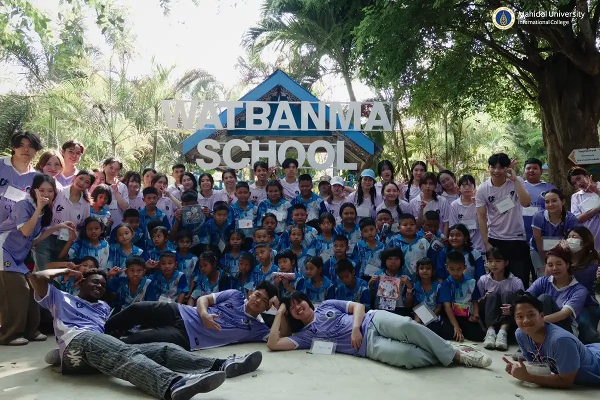 MUIC Student Volunteers Bring Smiles and Lessons to Schoolchildren