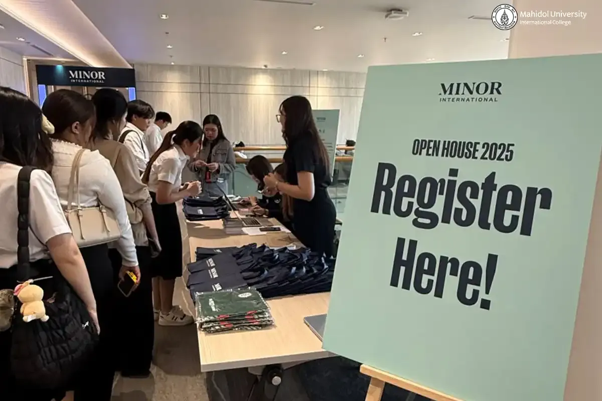 MUIC Students Attend Minor Group’s Open House