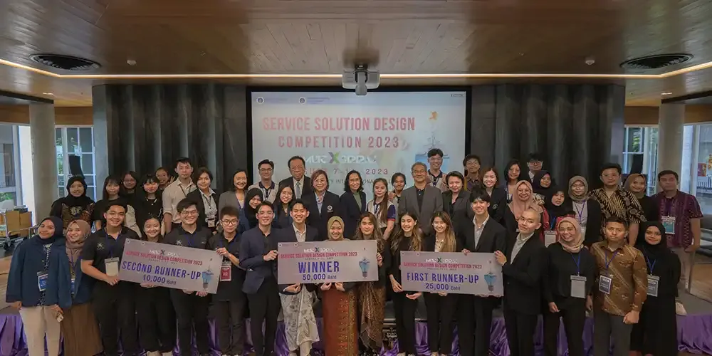 MUIC Students 1st Runner-up in "Service Solution Design Competition 2023"