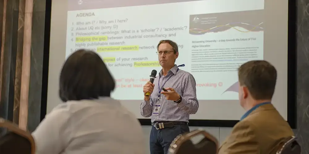 MUIC's Knowledge Common event welcomed Professor David Solnet from the University of Queensland Business School, Australia