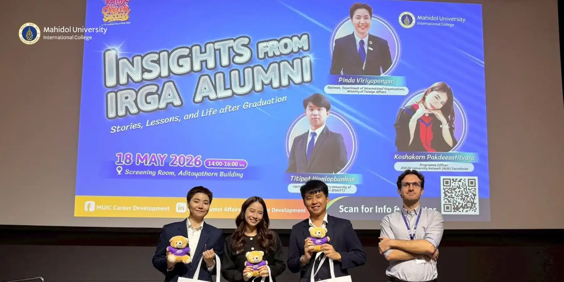 MUIC Alumni Offer Career Roadmap to IRGA Students