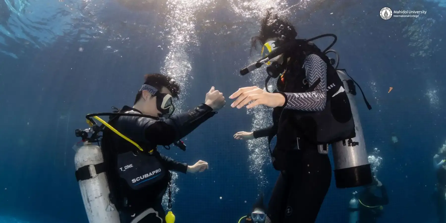MUIC Divers Master Skills in Pre-Ocean Certification Training