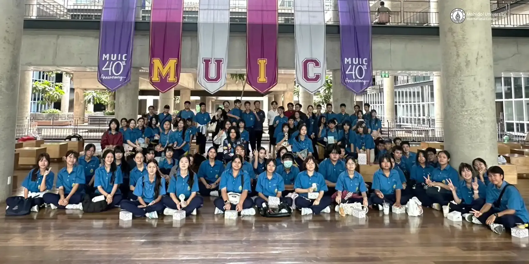 MUIC Hosts Campus Visit for Rayongwittayakom School