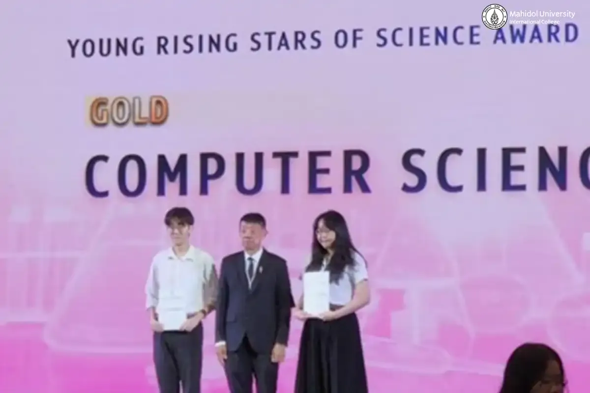 3 MUIC Students Win Top Honors at Young Rising Star of Science Awards 2025
