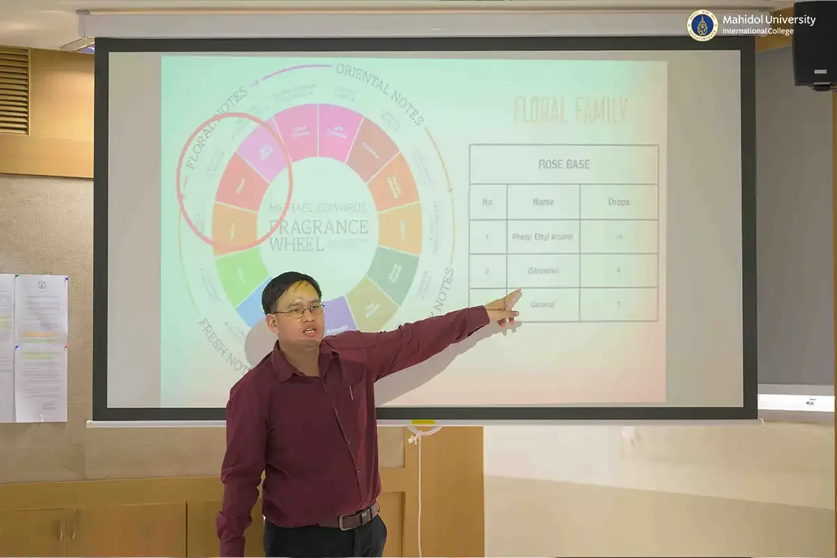 Chemistry Seminar in MUIC Explores the Science and Art of Perfumery
