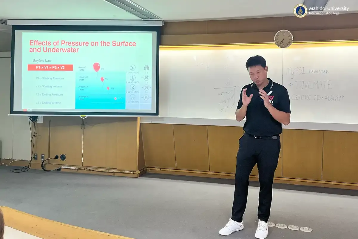 Diving Club Offers Scuba Theory Session