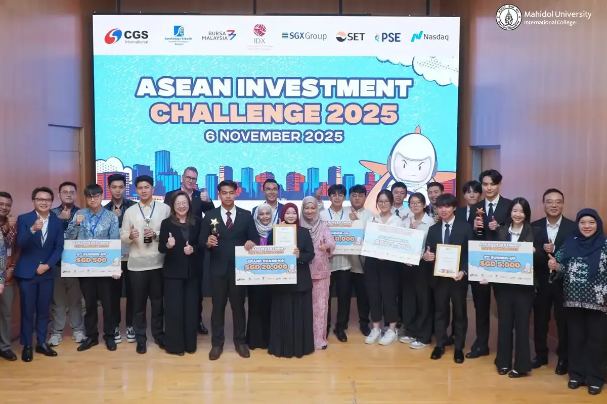 MUIC Finance Students Win 2nd Runner-Up at ASEAN Investment Challenge 2025￼