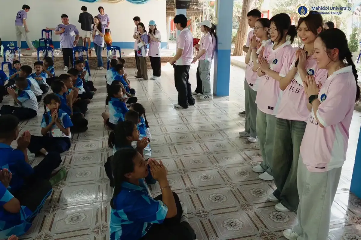 MUIC Student Volunteers Bring Smiles and Lessons to Schoolchildren