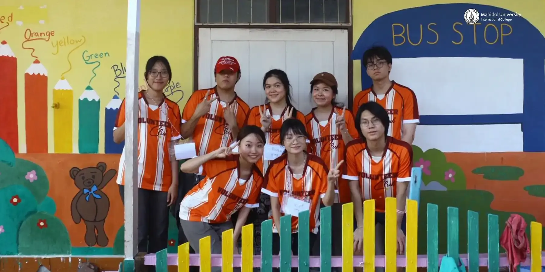 MUIC Volunteers Roll Up Sleeves to Revitalize Local School