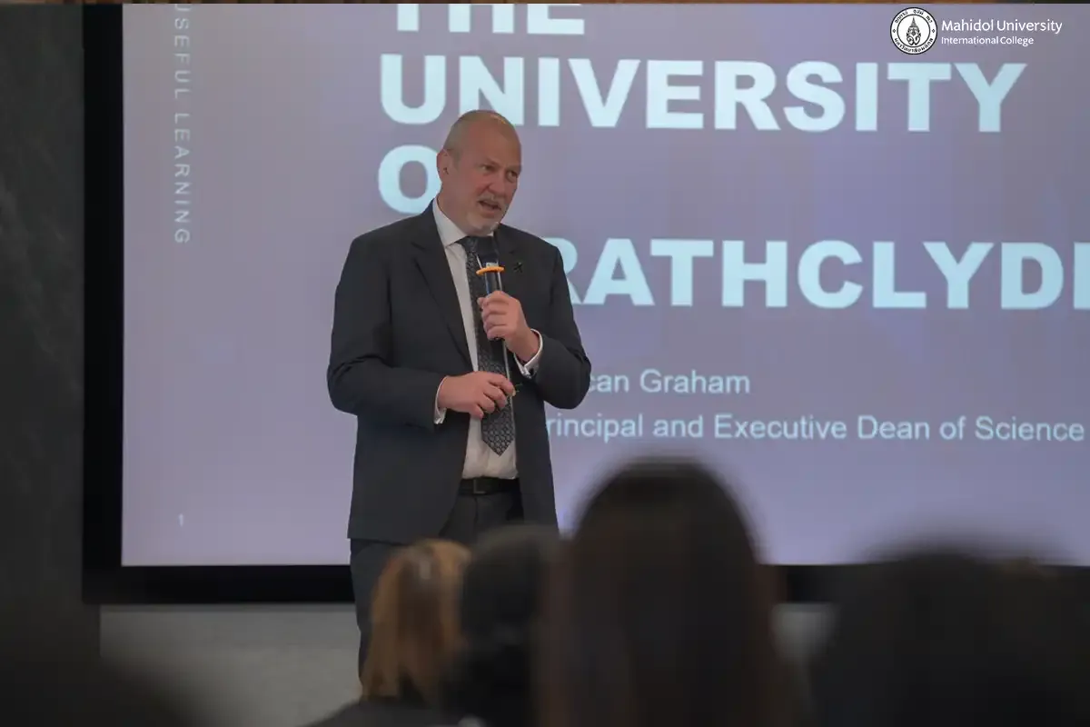 MUIC Welcomes UK Academic and Entrepreneur Who Spoke on Turning Science into Real-World Impact