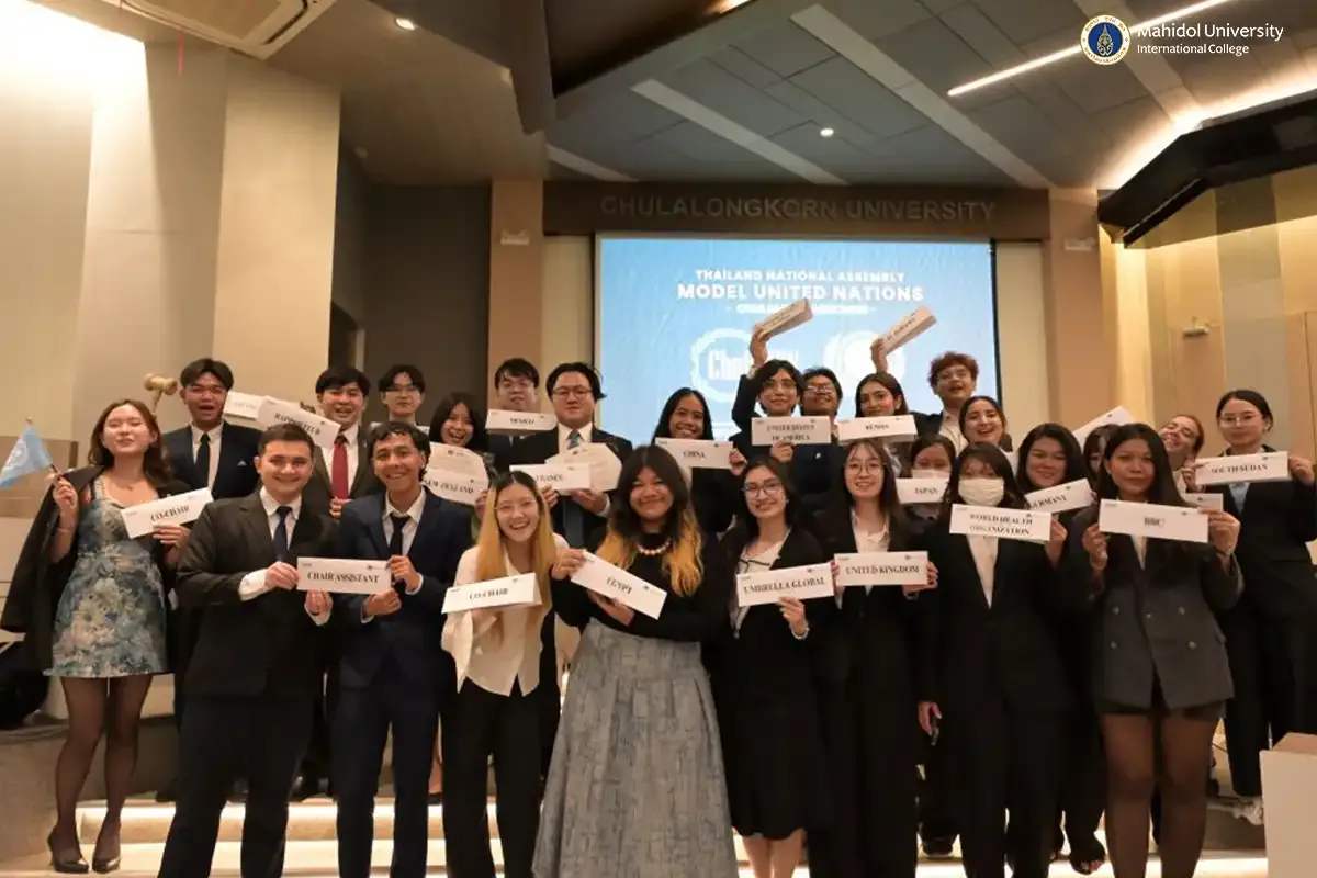 MUIC’s Model United Nations Club Co-organizes MUN Thailand National Assembly