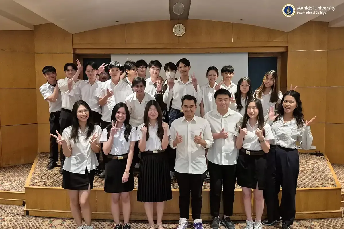 Sharing Insights with PC Students for Business Administration Q1/2025, Majors P’ Jor Nong
