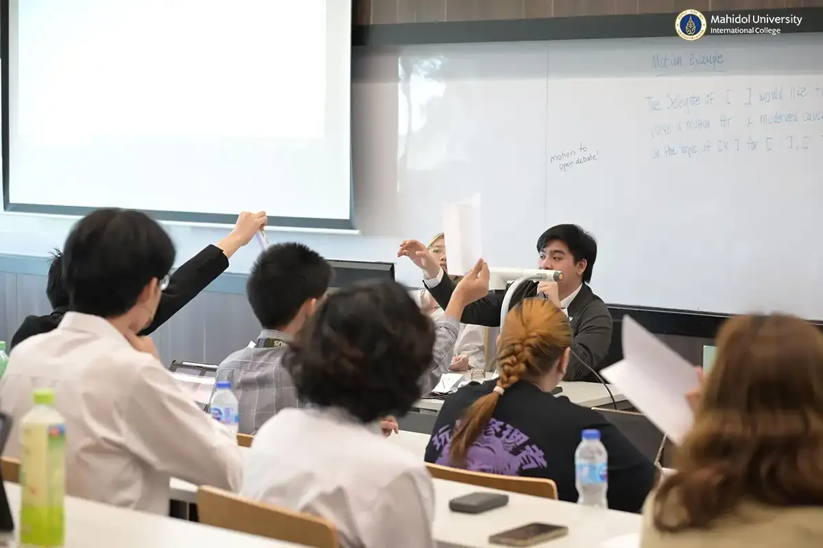 MUICMUN Club Holds Training Simulation