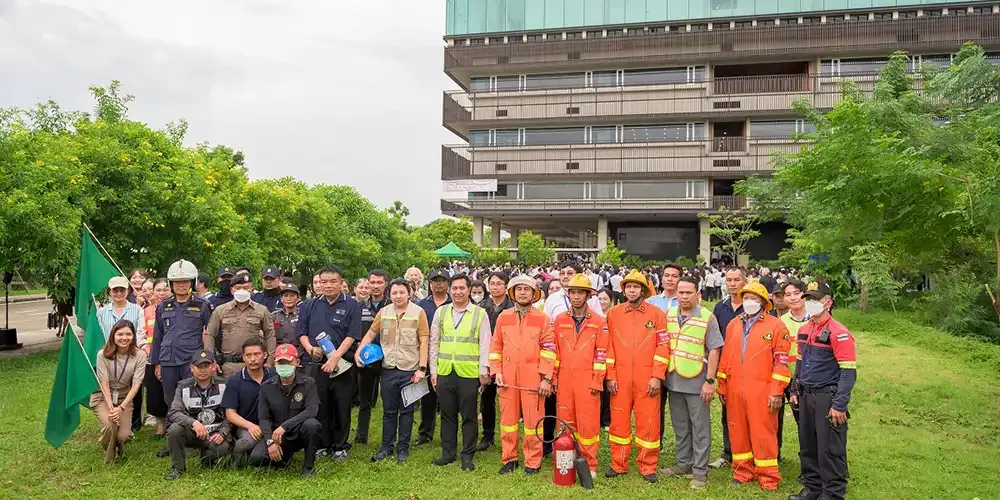 MUIC Holds Fire Drill 2024