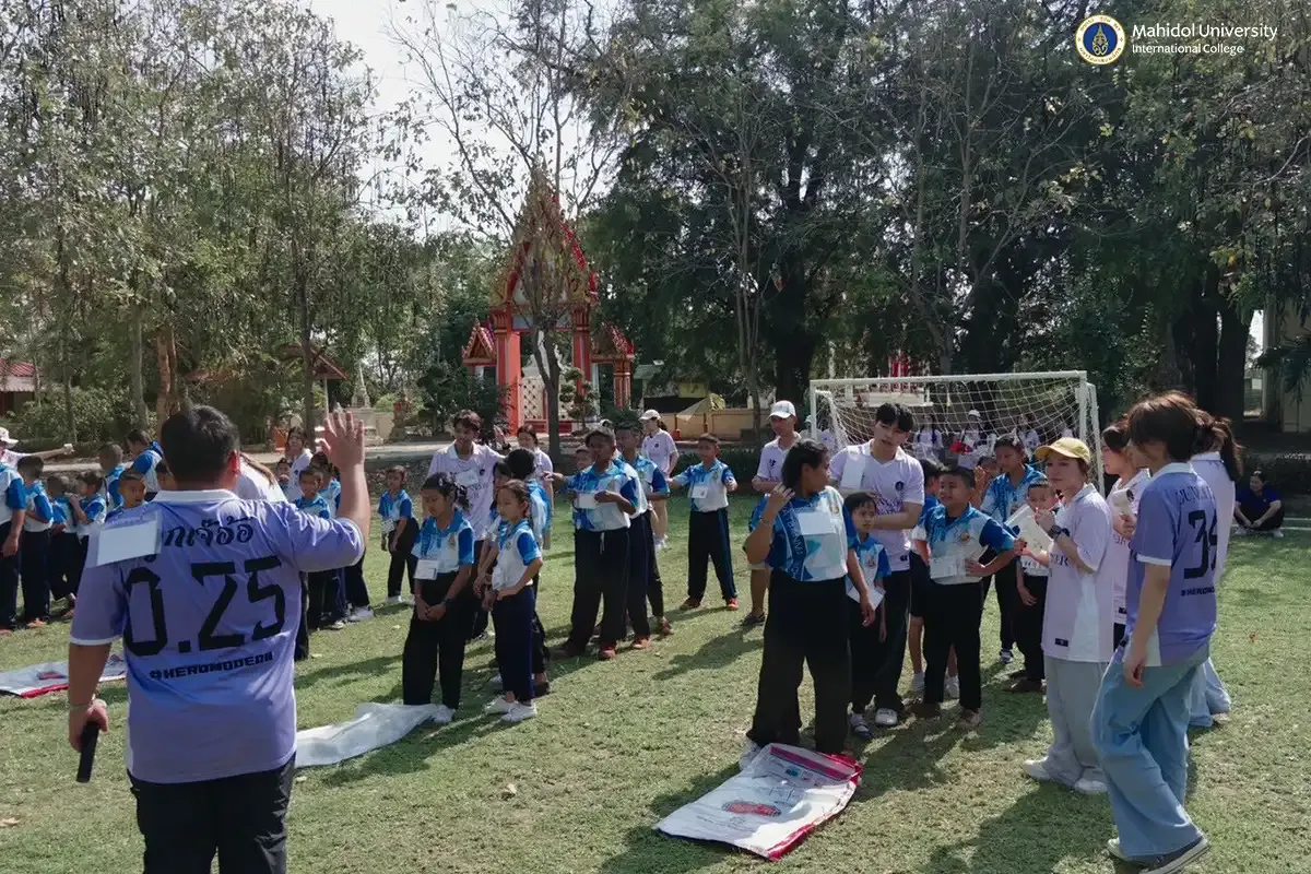 MUIC Student Volunteers Bring Smiles and Lessons to Schoolchildren