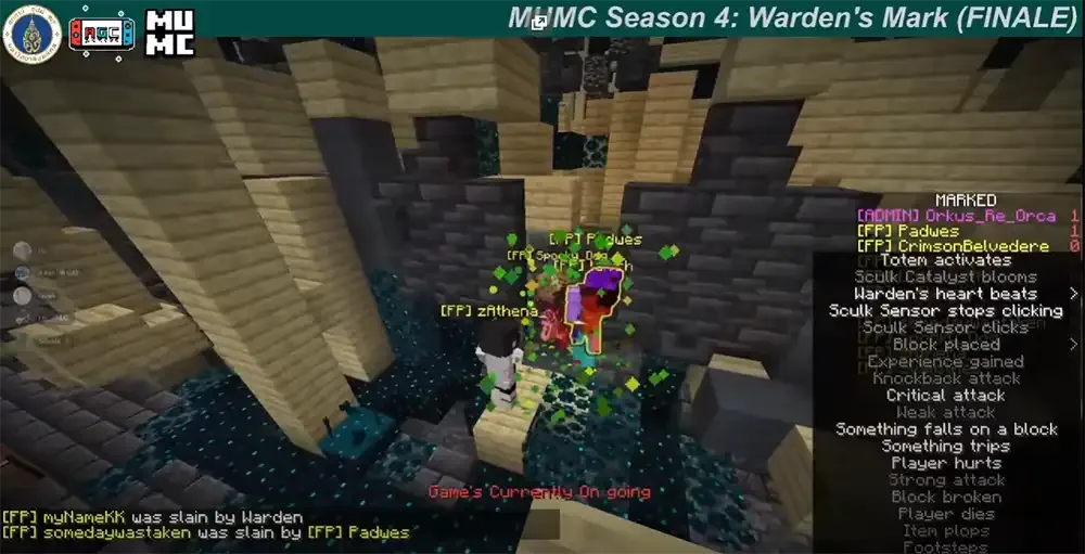 Minecraft Gamers Compete in AGC Club’s “The Warden’s Mark”