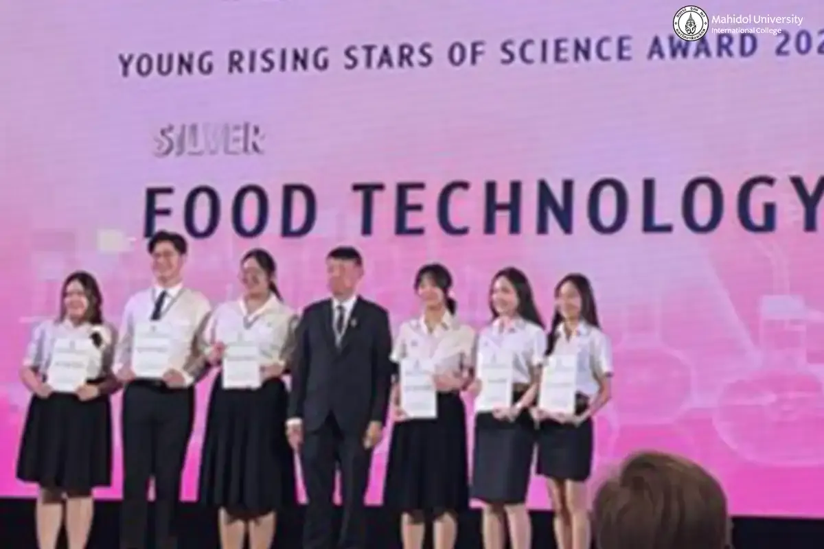 3 MUIC Students Win Top Honors at Young Rising Star of Science Awards 2025