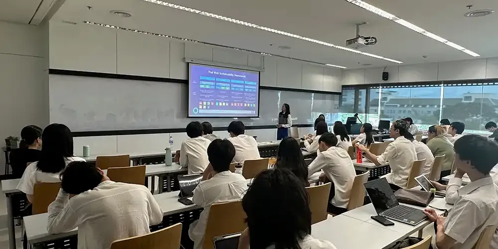 BA Division and SET Academy Organize "Sustainability in Business Practices" Lecture