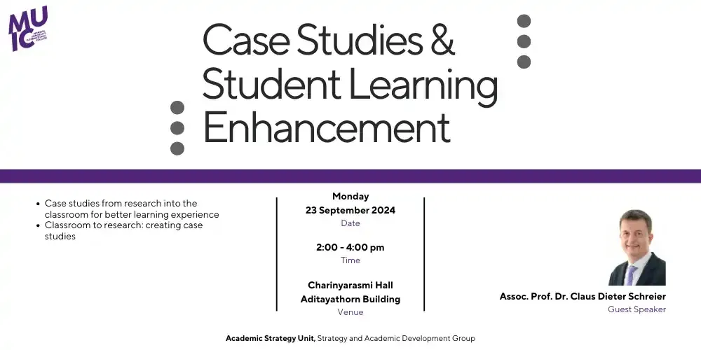 Case Studies & Student Learning Enhancement