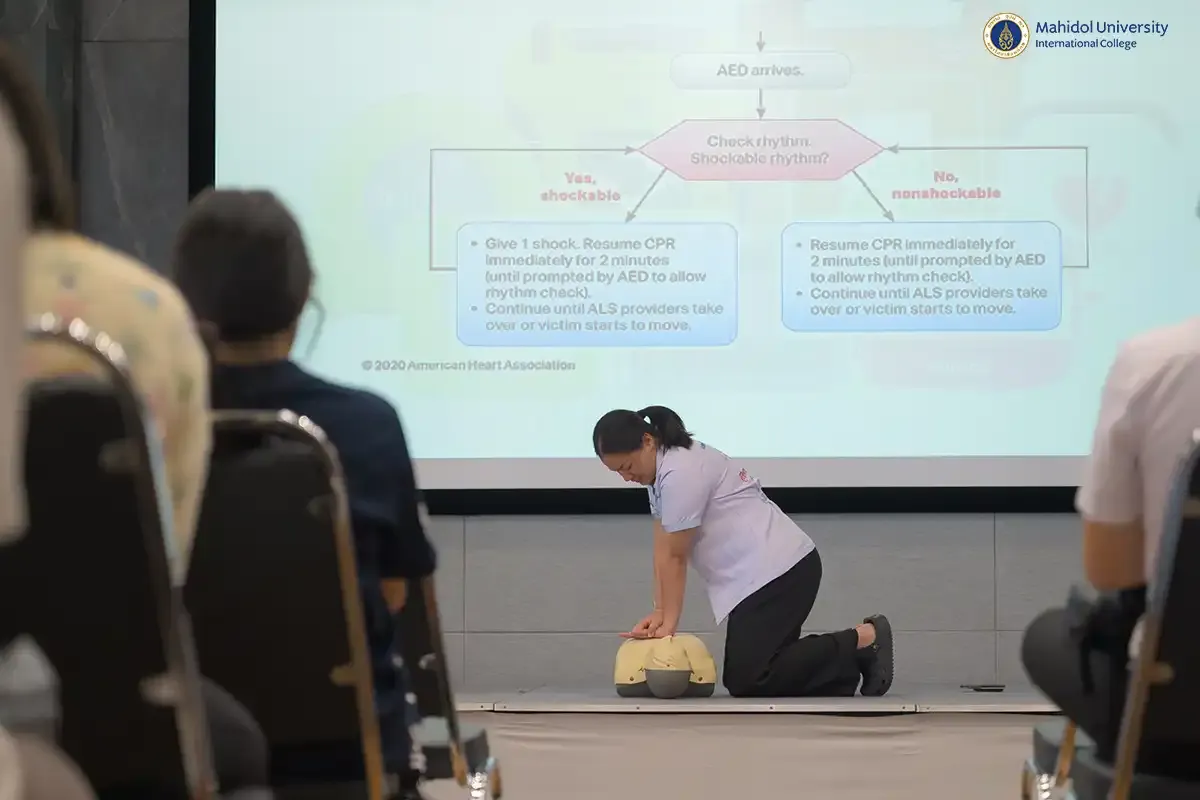 First Aid & BLS Training for MUIC Students