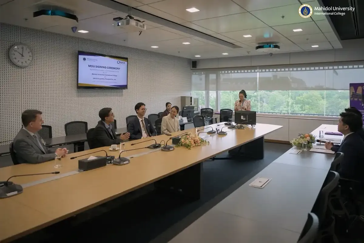 MUIC Signs MOU with ONYX Hospitality for Workforce Development